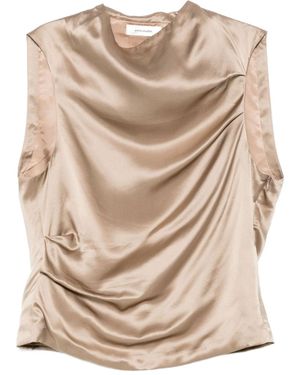 Entire studios Draped Top - Natural