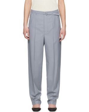 Lemaire Belted Tailored Pants - Black