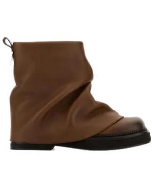 The Attico Mini Robin Ankle Boots - Brown