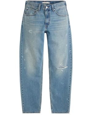 Levi's Loose Tapered Adjustable Waist Jeans - Blue