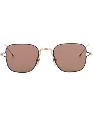 Thom Browne Eyewear Squared Frame Sunglasses - Pink