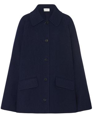 The Row Remie Cashmere Coat - Blue