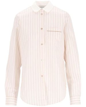 forte_forte Shirt With French Collar - White