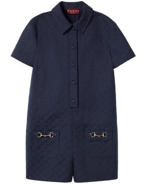 Gucci Original Gg Jumpsuit - Blue