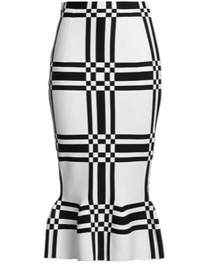 Marni Plaid Skirt - White