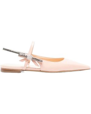 Mach & Mach Bow-Detailing Court Shoes - Pink