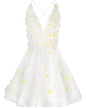 Zimmermann Matchmaker Daisy Mini Dress - White