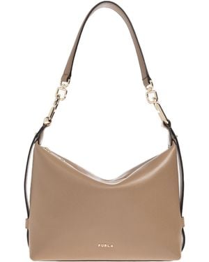 Furla Tonie Mini Logo Shoulder Bag - White