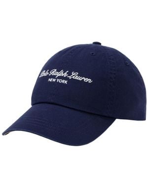 Polo Ralph Lauren Cotton Baseball Cap - Blue
