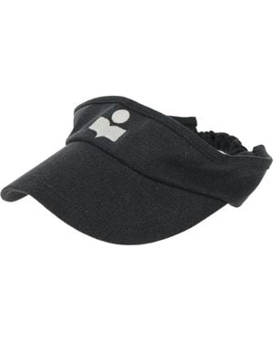 Isabel Marant Denim Minimalist Sun Hat - Black