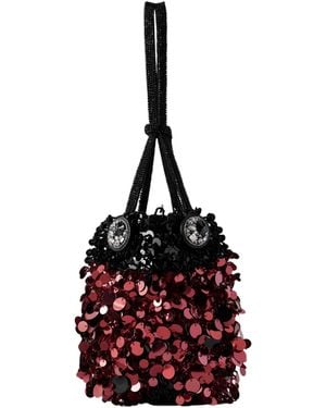 Anya Hindmarch The Neeson Woven Leather Tote - Red