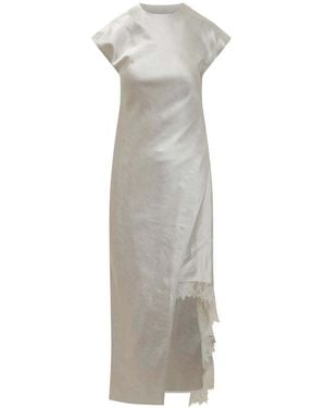 JW Anderson Asymmetric Layered Maxi Dress - Grey