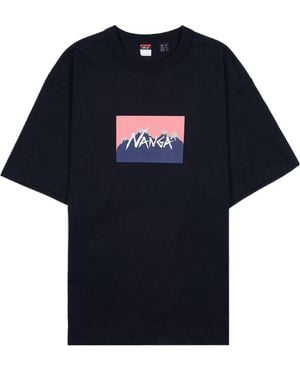 NANGA Crew Neck T-Shirt - Blue