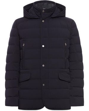 Moorer Craig-Kn Classic-Cut Jacket - Blue