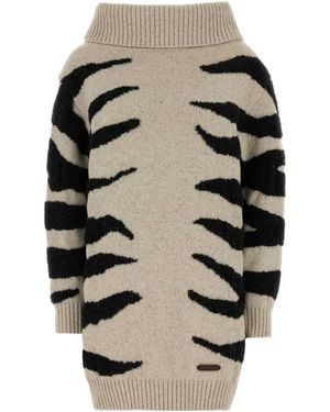 Moschino Zebra-Print Dress - Multicolor