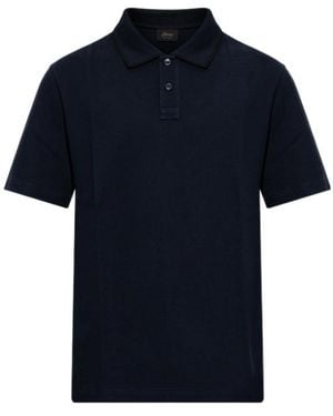 Brioni Short-Sleeved Polo Shirt - Blue