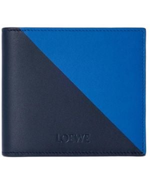 Loewe Flag Bifold Wallet - Blue