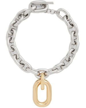 Rabanne Xl Link Necklace - Metallic