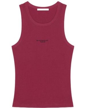 Givenchy Slim Fit Tank Top - Red