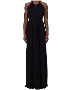 Max Mara Drawstring Pleated Jumpsuit - Black