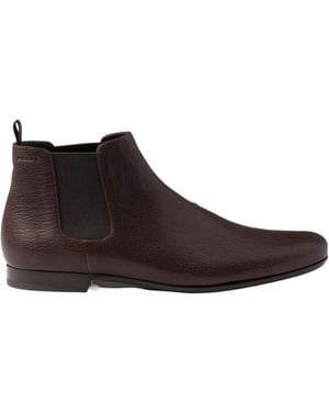 Prada Slip-On Chelsea Boots - Brown