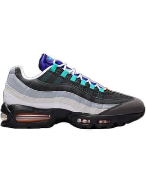 Nike Santoni Innova Perforated Lace-Up Sneakers - Blue