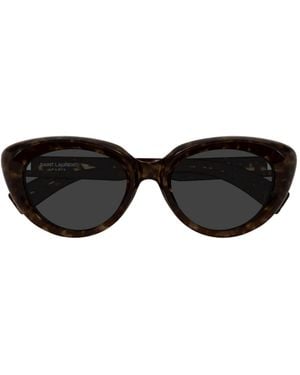 Saint Laurent Eyewear Cat-Eye Frame Sunglasses - Black