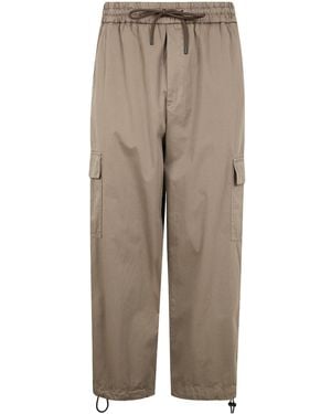 Dondup Cotton Cargo Trousers - Natural