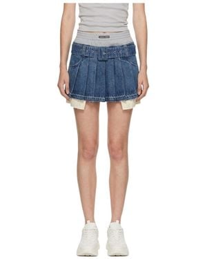 Marissa Chiara Denim Skirt - Blue