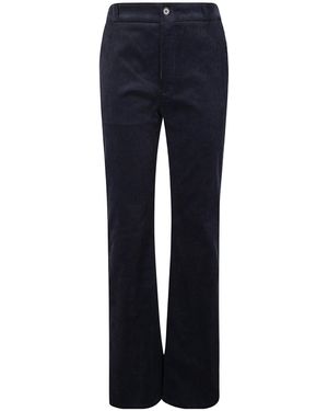 A.P.C. Straight Leg Corduroy Trousers - Blue