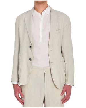 Barena Single-Breasted Jacket - White