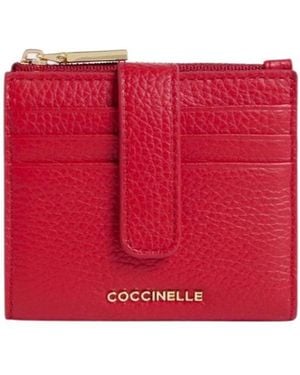 Coccinelle Zip-Up Wallet - Red