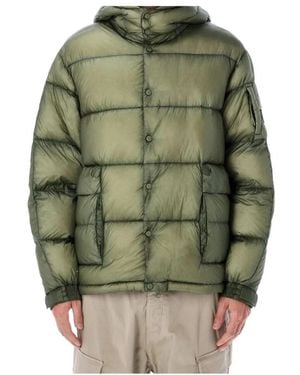 C.P. Company Hooded Cotton Jacket - Green