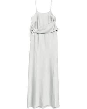 D.exterior Draped Slip Dress - White