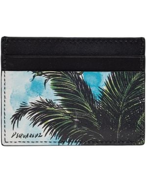 DSquared² Square Card Holder - Black