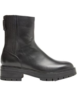 Aquazzura Round-Toed Boots - Black