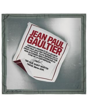 Jean Paul Gaultier The Label Scarf - Grey