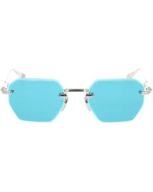 Chrome Hearts Frameless Sunglasses - Blue