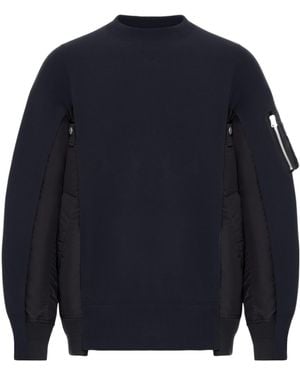 Sacai Crewneck Sweatshirt - Blue