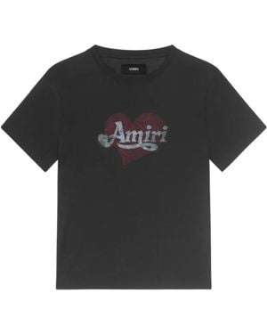 Amiri Heart Tee - Black