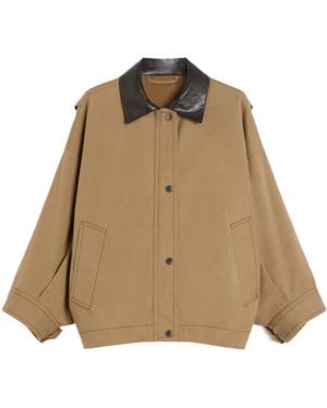 Weekend by Maxmara Water-Repellent Cotton Jacket - Natural