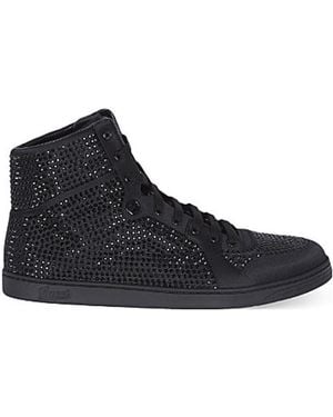 Gucci Tie Casual Sports Shoes - Black