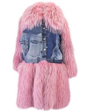 Dolce & Gabbana Single-Breasted Coat - Pink