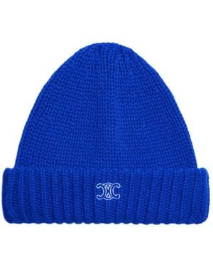 Celine Knit Travel Beanie - Blue