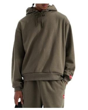 The North Face Tnf Box Drawstring Hoodie - Brown