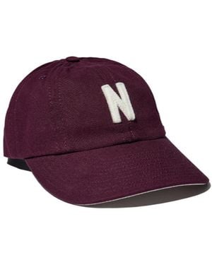 Norse Projects Eight-Piece Baseball Cap - Purple