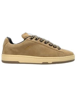 Lanvin Curb Lite Lace-Up Trainers - Brown