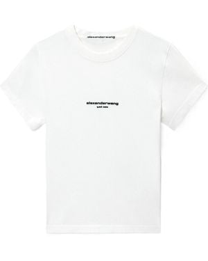 Alexander Wang Logo Print T-Shirt - White
