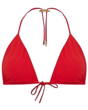 Moschino Sleeveless Bikini Top - Red