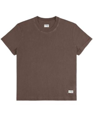 Fay Archive Crew-Neck T-Shirt - Brown